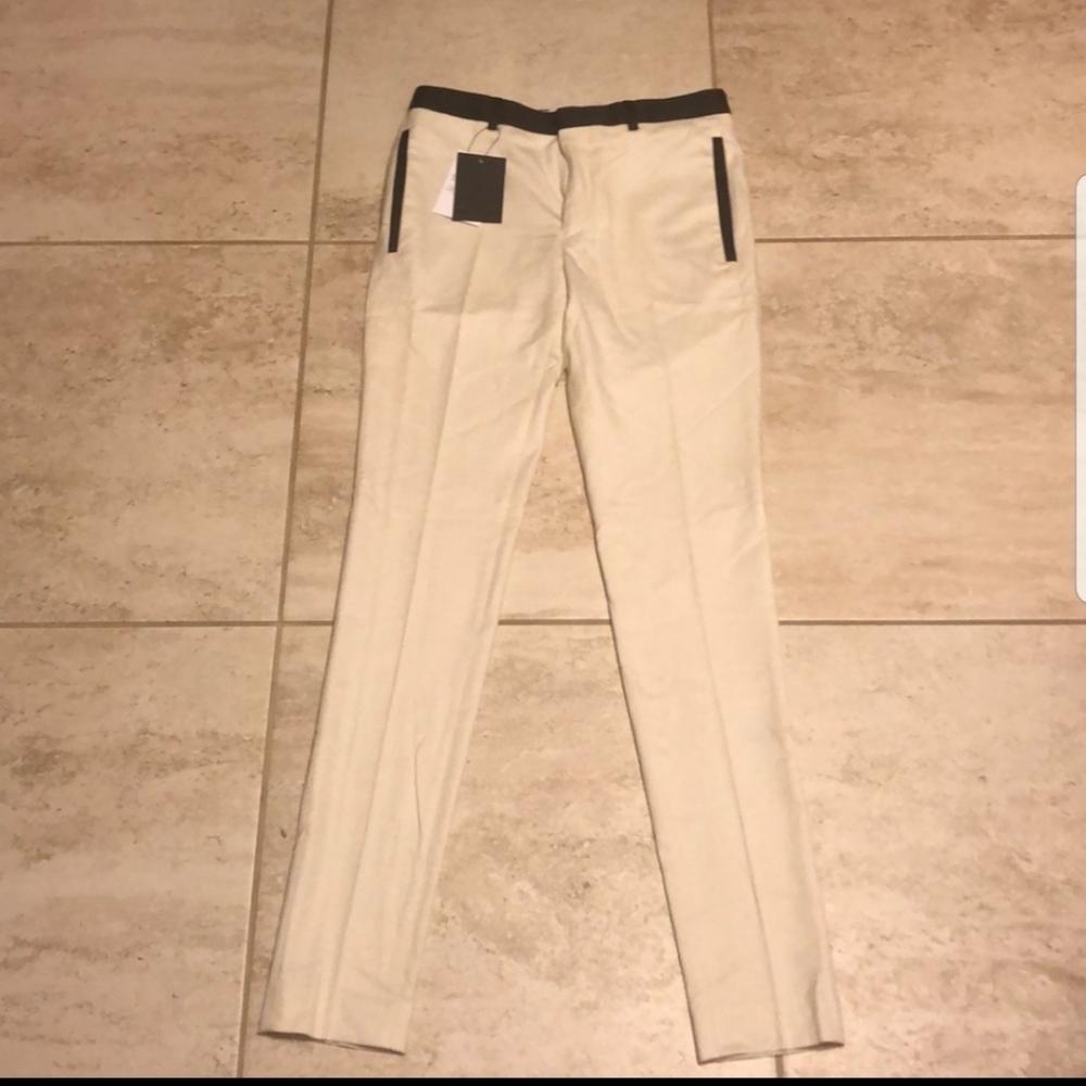 ASOS white slim fit dress pants